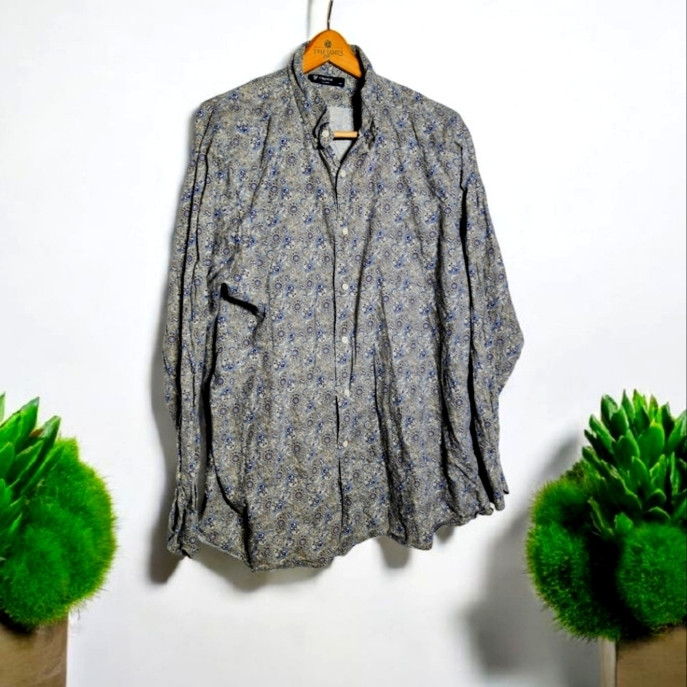 Daniel Cremieux Sz XXL Men's Floral Patterned Shirt Classic
